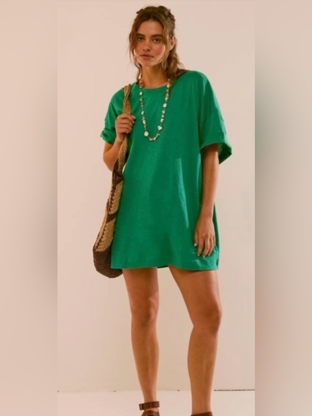 Free People Essential Extreme Tee Mini Dress